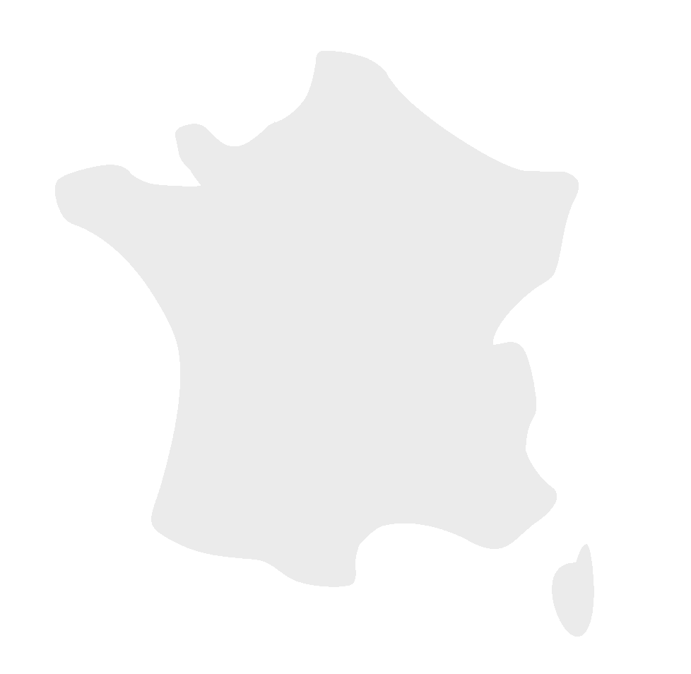 Carte de France - Réseau Ubireal
